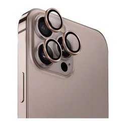 Uniq Optix Iphone 16 Pro (2024) 6.3/6.9 Aluminium Camera Lens Protector - Taupe Gold